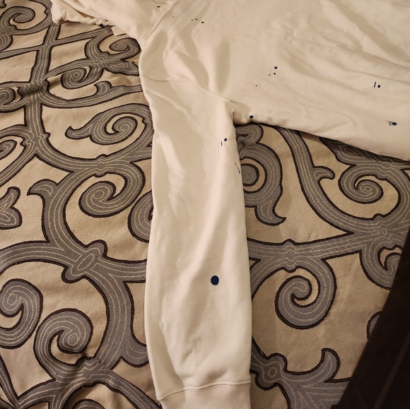 $228 Polo Ralph Lauren Mens Polo Bear Paint Splatter Pullover Hoodie Sz. M NWT! - Picture 8 of 12